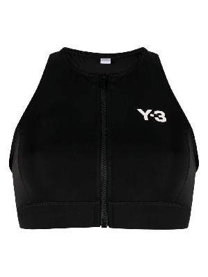 Y-3 - Black Logo-Print Surf Bikini Top
