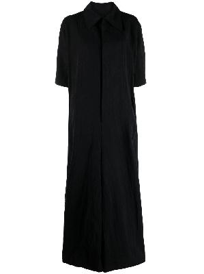 Y-3 - Black Short-Sleeve Jumpsuit