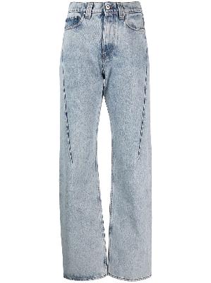 Y/Project - Blue Straight-Leg Jeans