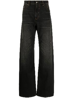 Y/Project - Black Straight Leg Denim Jeans