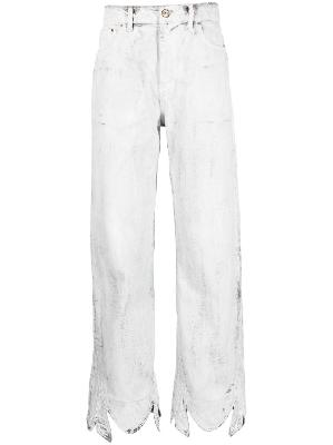 Y/Project - White Tudor Straight-Leg Jeans