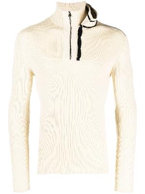 Y/Project - Beige Classic Double Collar Sweater