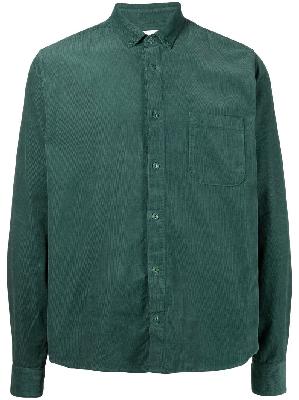 YMC - Green Needlecord Shirt