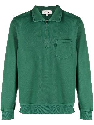 YMC - Green Sugden Cotton Sweatshirt