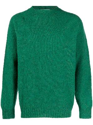 YMC - Green Suedehead Wool Sweater