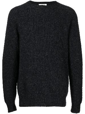 YMC - Black Suedehead Wool Sweater