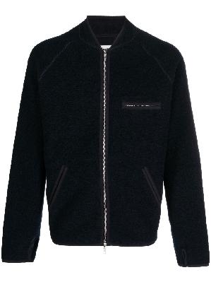 YMC - Blue Zip-Up Fleece Jacket