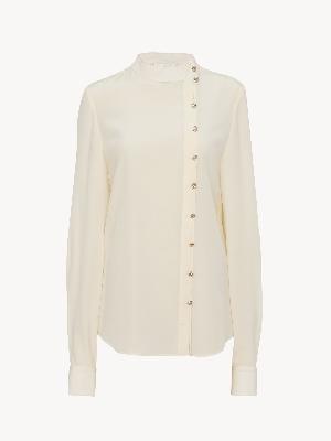CHLOÉ Embellished officer blouse