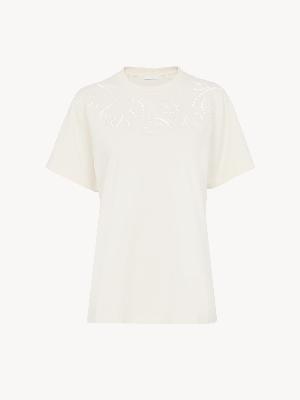 CHLOÉ Embroidered T-shirt