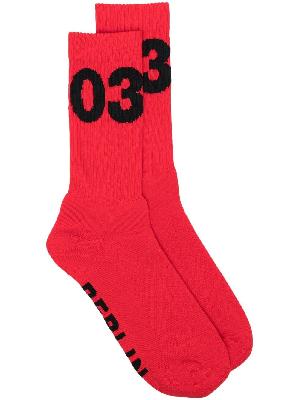 032c intarsia-knit ankle socks