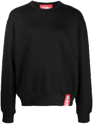 032c logo-patch long-sleeve sweatshirt