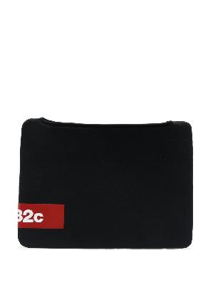 032c logo-print laptop case