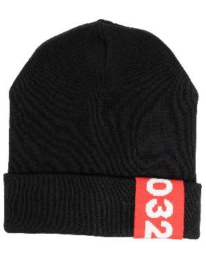 032c logo-patch beanie