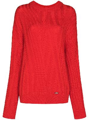 032c Zen ribbed-knit jumper