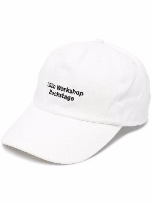 032c logo-embroidered cotton cap