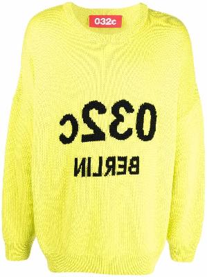 032c Berlin intarsia merino-knit jumper