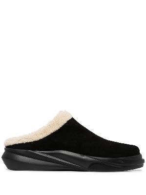 1017 ALYX 9SM shearling-trim slippers