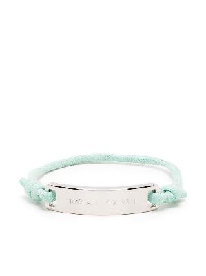 1017 ALYX 9SM logo-engraved plaque bracelet