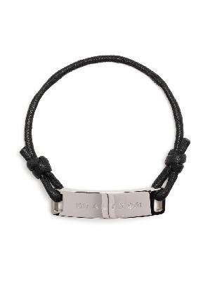 1017 ALYX 9SM logo plaque rope bracelet