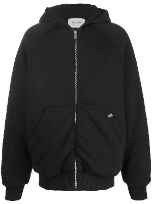 1017 ALYX 9SM logo-embroidered hooded bomber jacket