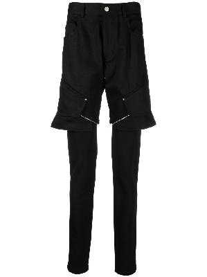 1017 ALYX 9SM shorts layered trousers
