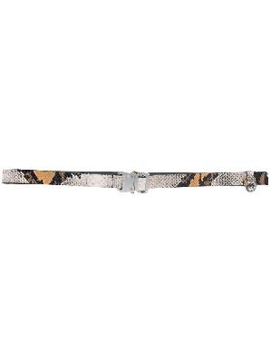 1017 ALYX 9SM snakeskin print belt