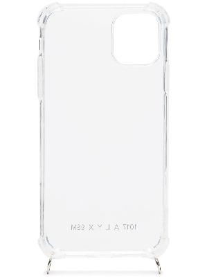 1017 ALYX 9SM clear perspex iPhone 11 case