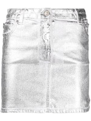 1017 ALYX 9SM metallic-print mini skirt