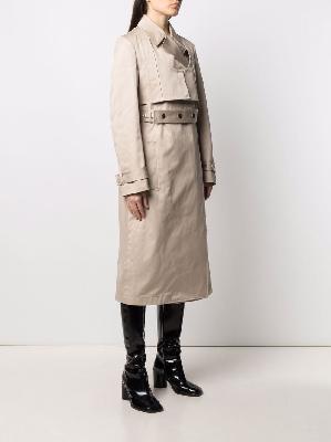 1017 ALYX 9SM long cotton trench coat