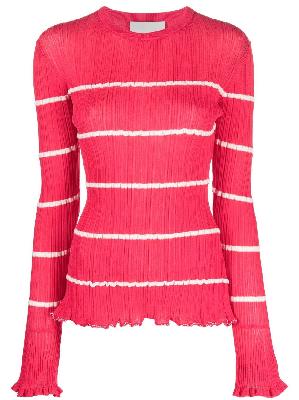 3.1 Phillip Lim stripe-print rib-knit jumper