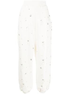 3.1 Phillip Lim drop-embellished Terry track trousers
