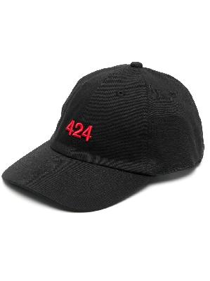 424 logo-embroidered cap