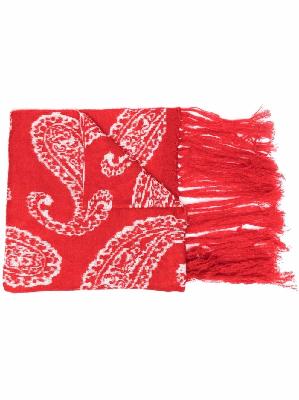 424 paisley pattern scarf