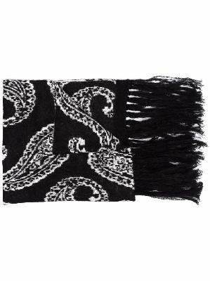 424 paisley pattern scarf