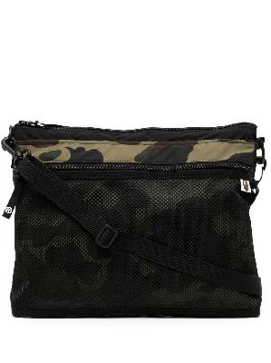 A BATHING APE® camouflage-print panel detail tote bag