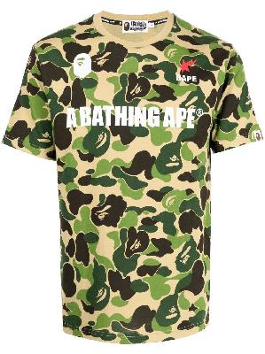 A BATHING APE® Big ABC Camo logo-print T-shirt