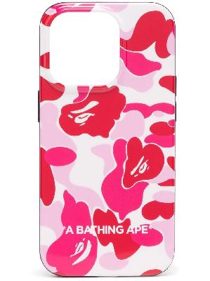 A BATHING APE® abstract-print Iphone 14 Pro case