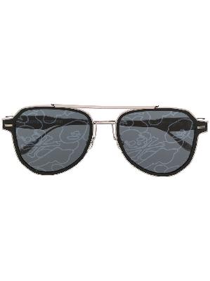 A BATHING APE® lens-decal square sunglasses