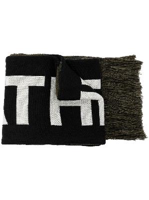A BATHING APE® logo-print scarf