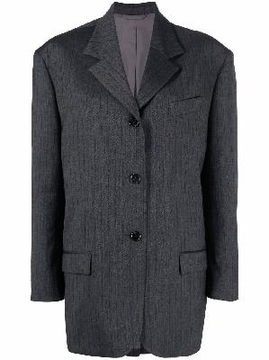 Acne Studios pinstripe oversized suit jacket
