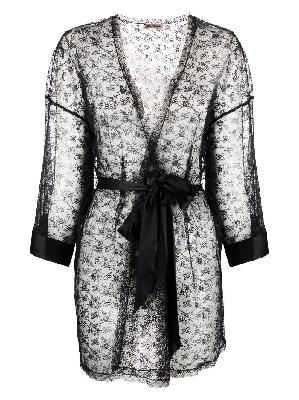 Agent Provocateur Malorey floral-lace robe