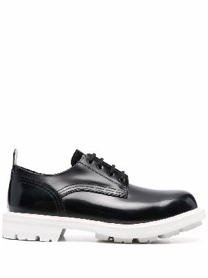 Alexander McQueen leather derby shoes