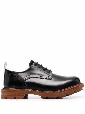 Alexander McQueen leather derby shoes