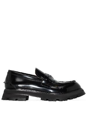 Alexander McQueen chunky-sole leather loafers
