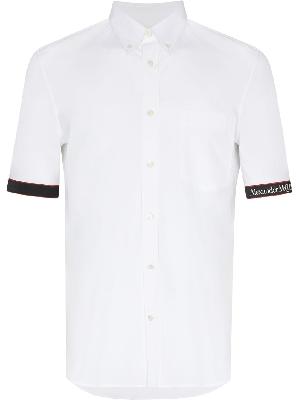 Alexander McQueen logo-trimmed short-sleeved shirt