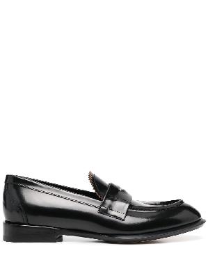 Alexander McQueen coin-embellished penny loafers