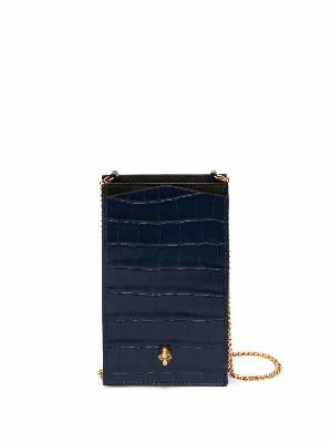 Alexander McQueen leather phone-case bag