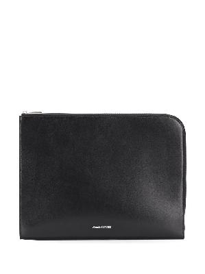 Alexander McQueen zip-fastening clutch