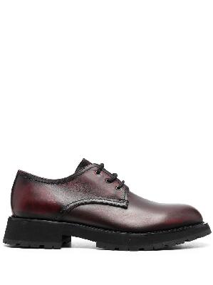 Alexander McQueen round toe leather brogues
