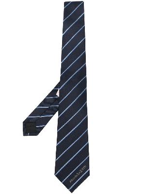 Alexander McQueen Ruled striped silk tie